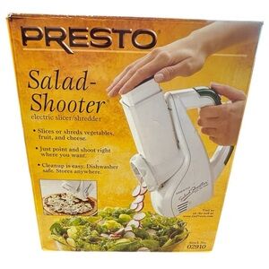 Presto 02910 SaladShooter Electric Food Slicer Shredder - Pre-owned - GUC